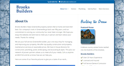 Desktop Screenshot of brooksbuilders.net